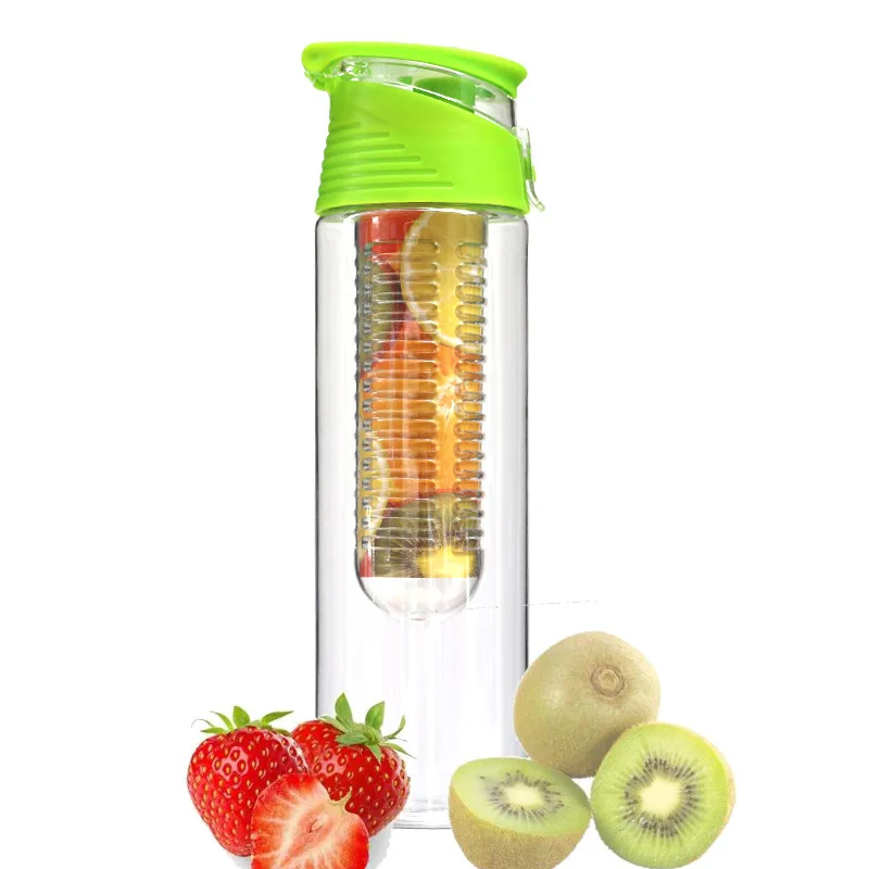 Soffe Brief Bpa Free Fruit Water Bottle 800ml With Tea Infuser Fitness Health Juice Maker Camping Travel Sports Bottles | Дом и сад