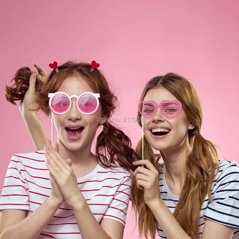 Сладкий 16 лет на день рождения украшения DIY вечерние Фотокабины реквизит розовый