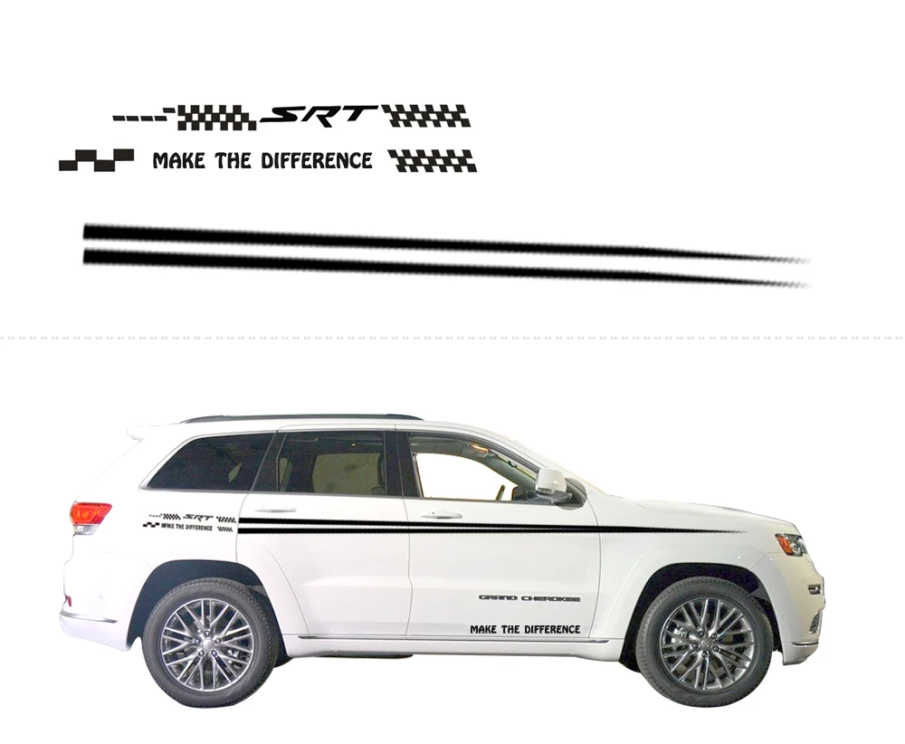 Боковая наклейка на кузов автомобиля наклейки для Jeep Grand Cherokee SRT Hatchback