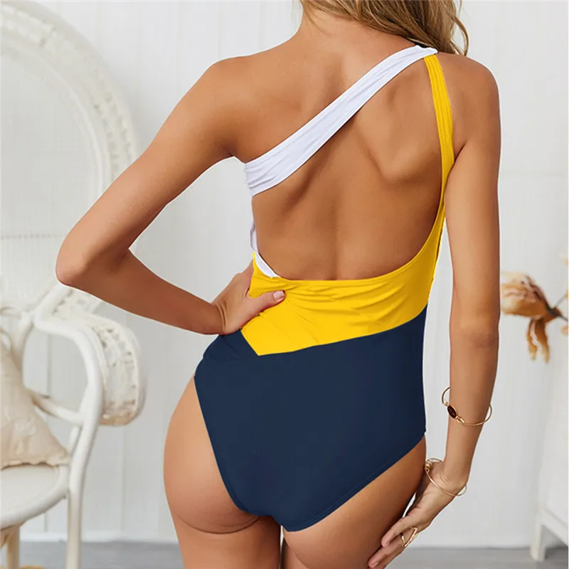 Бикини Bikinx розовый купальник цельное пикантное платье на одно плечо бикини 2019 mujer