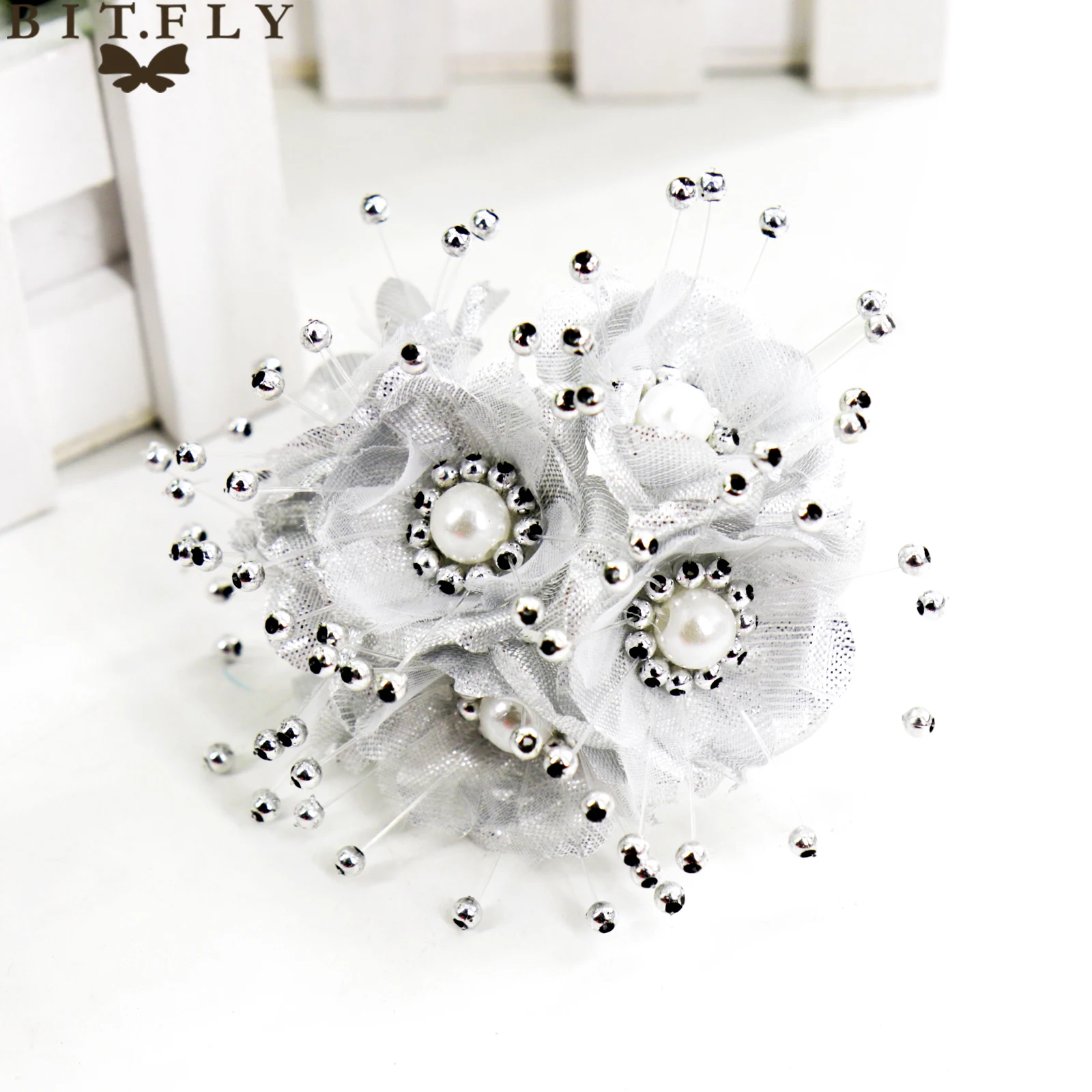 BIT. FLY 1 шт. искусственный жемчуг бусины вишневые цветы Девушки пользу аксессуары