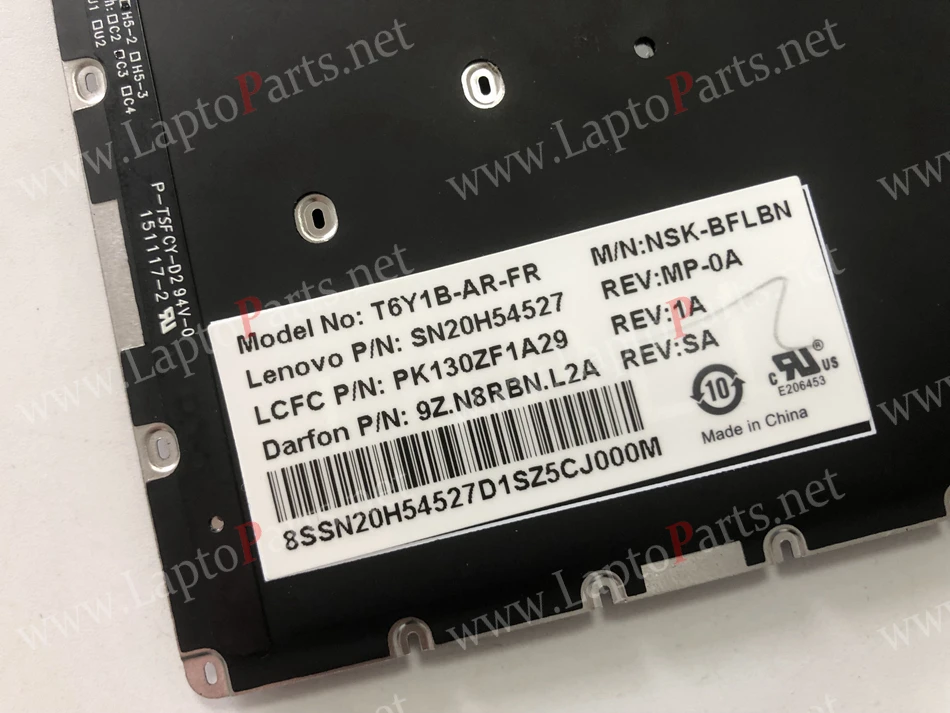 Арабо-Французская клавиатура для ноутбука Lenovo ideapad Y700 Y700-15 Y700-15ISK Y700-17ISK с