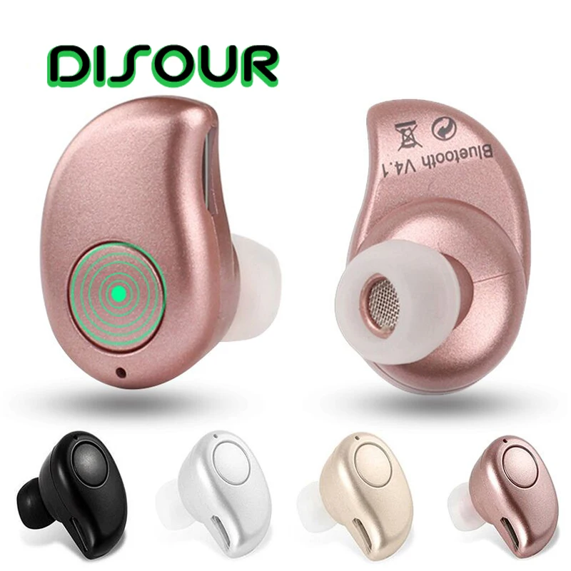 DISOUR Bluetooth наушники мини гарнитура Спортивная музыка беспроводные вкладыши