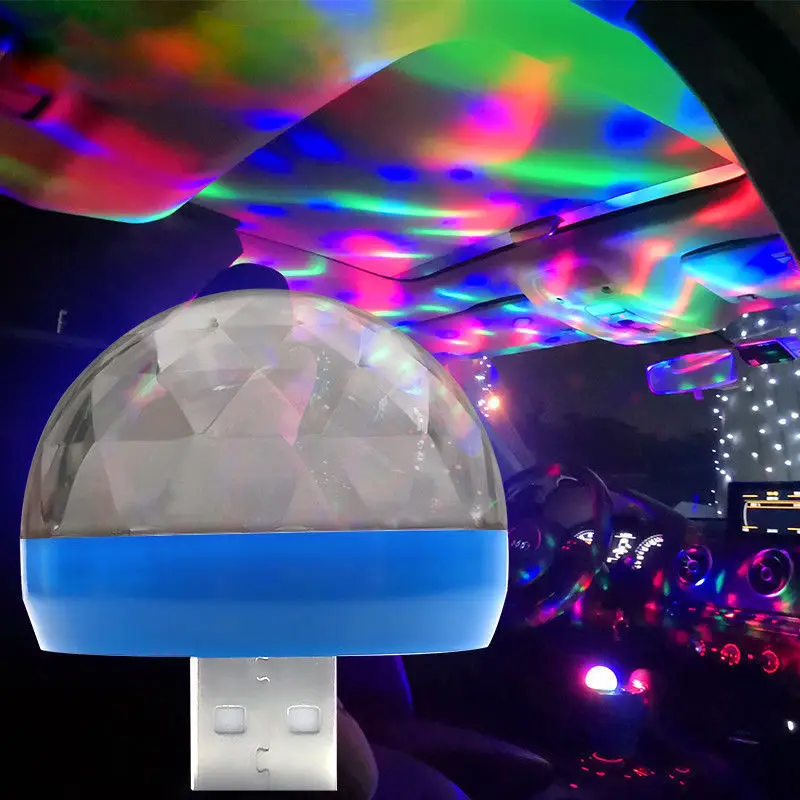 USB мини светодиодный ночник Цвет Изменен звуком Музыка волшебные огни LED Грибная