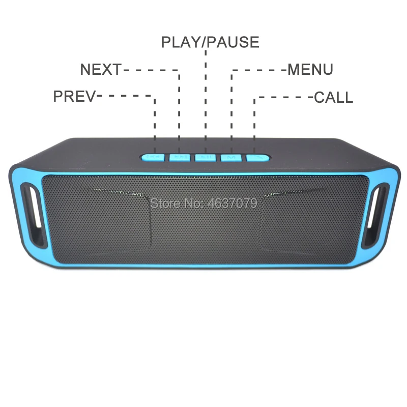 Bluetooth-колонка портативная с поддержкой Bluetooth TF AUX USB | Электроника
