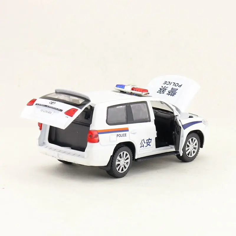 Масштаб 1:32/литая металлическая Игрушечная модель/Toyota Land Cruiser SUV Police/автомобиль со