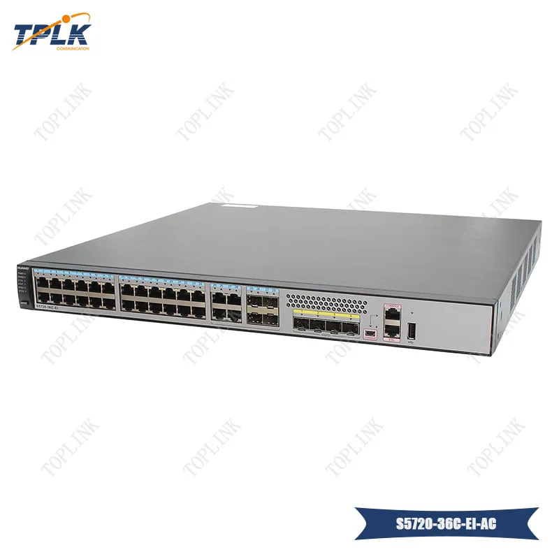 Оригинальный коммутатор Hua wei S5720 36C EI AC Ethernet со слоем 3 28 портами гигабит скорость