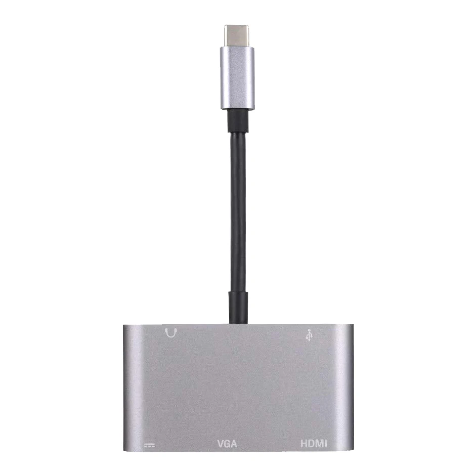 Usb-C Usb 3 1 Type C к Hdmi &amp Vga Usb3.0 Otg Женский аудио адаптер для ноутбука | Электроника