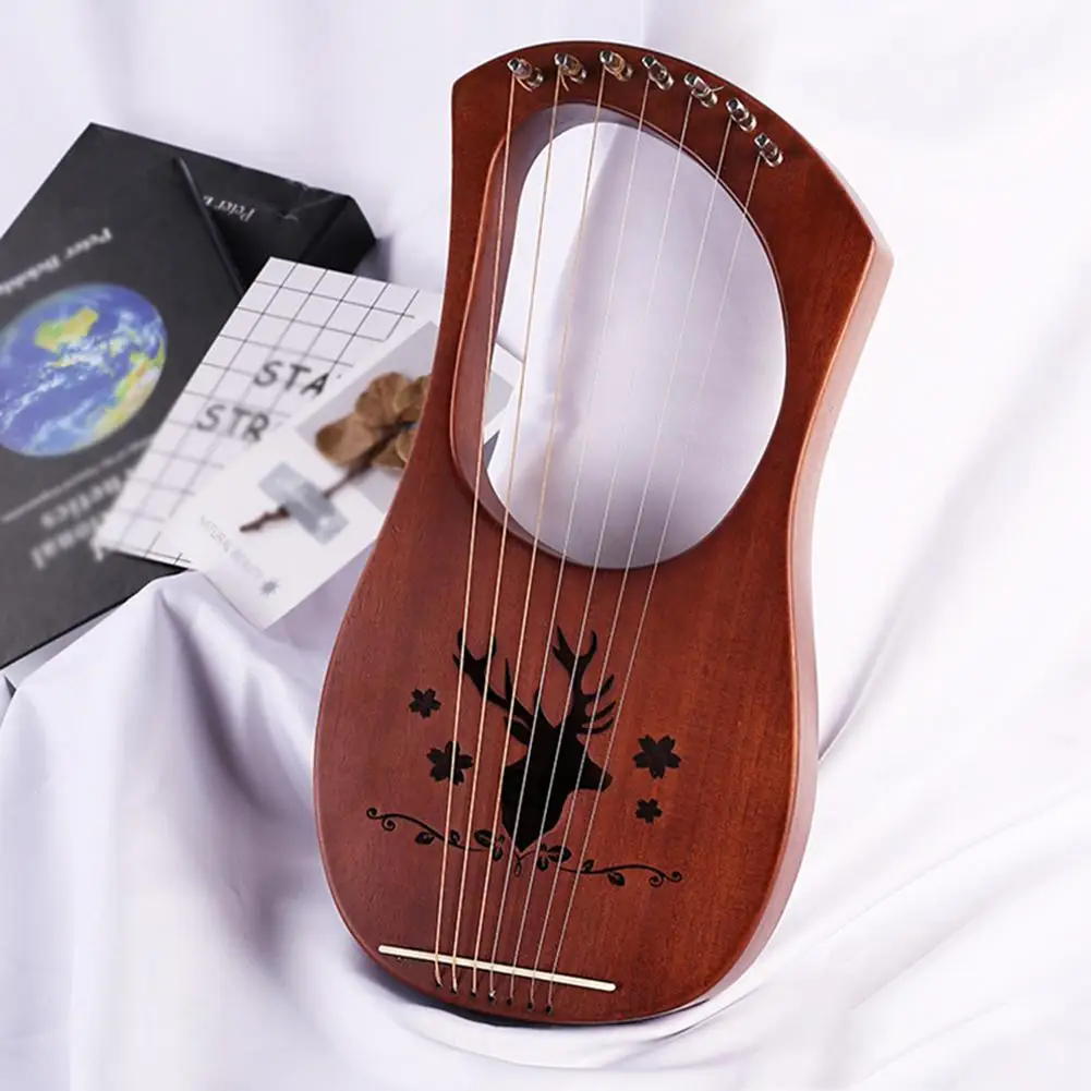 Lyra Harp семь струн пианино маленький Харп Lerqin Liqin греческие Музыкальные