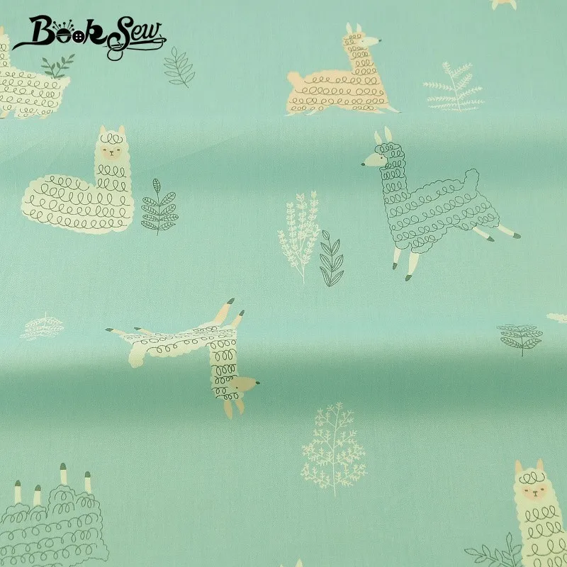 Вышитая овечья шерсть 100% хлопок саржевая ткань стеганая простыня Детская