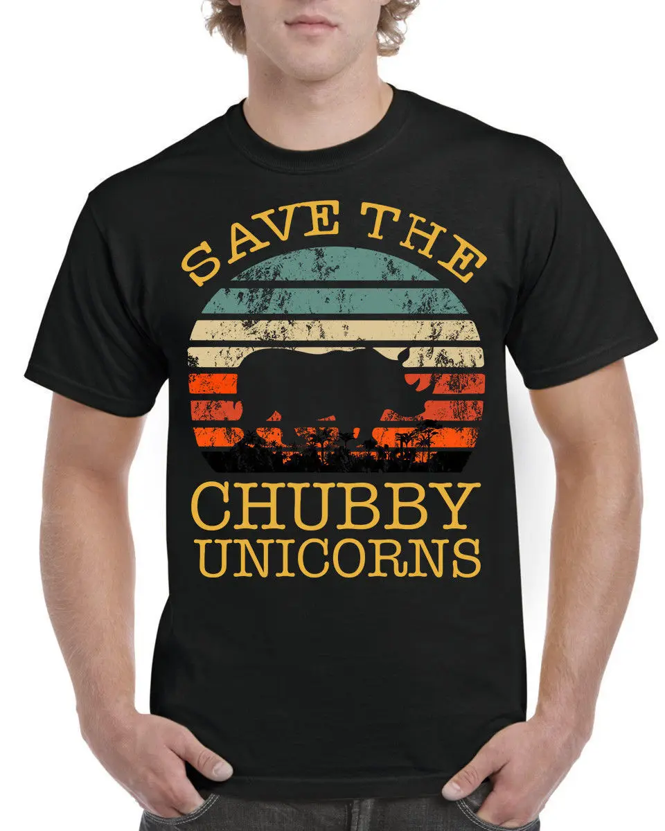 Save The Chubby футболка с единорогом Детская унисекс для взрослых удобная