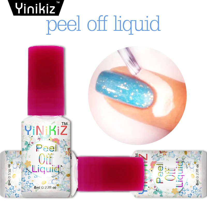 

Yinikiz 8ml Skin Care Cream White Peel Off Protected Finger Skin Nail Art Varnish Protected