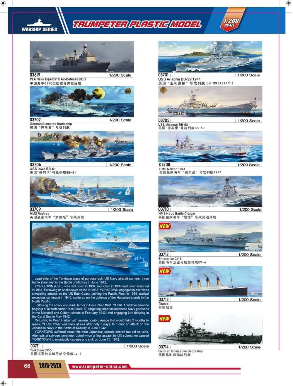 HobbyBoss and Trumpeter 2019-2020 каталог новейшие модели книг | Игрушки и хобби