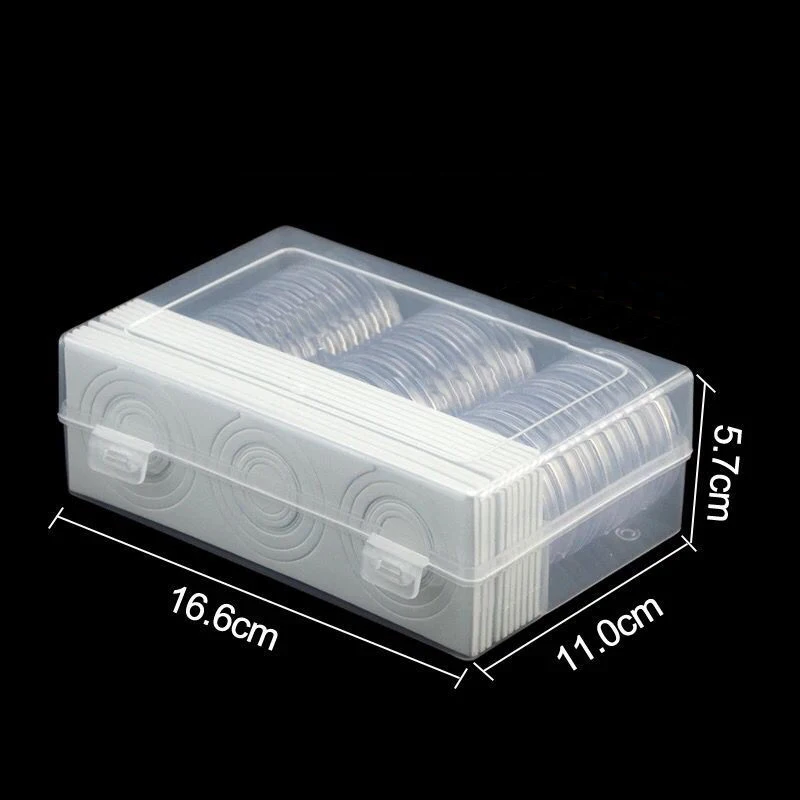 30 карманов пластиковые держатели для монет хранилище коллекция кейс альбома