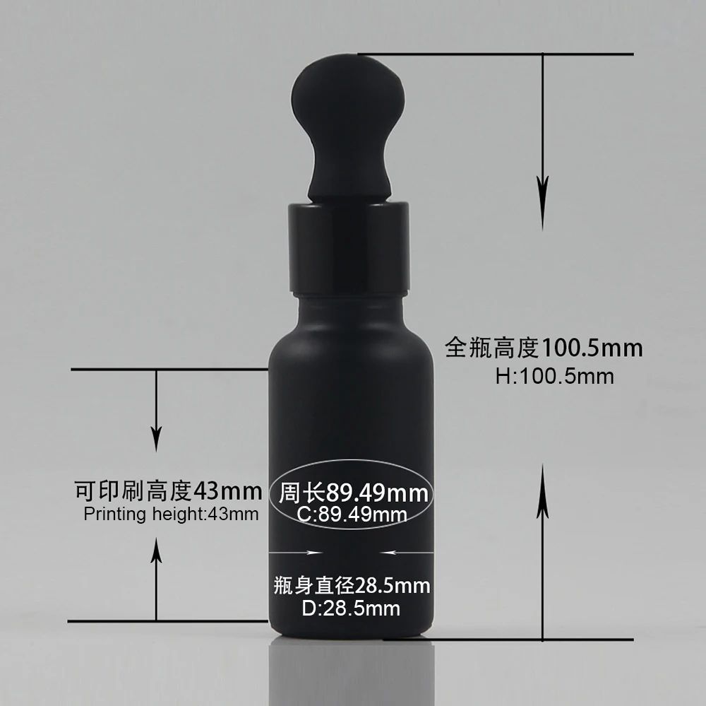 Wholesale 20ml olive oil glass bottle with black falt rubber empty dropper for essential | Красота и здоровье
