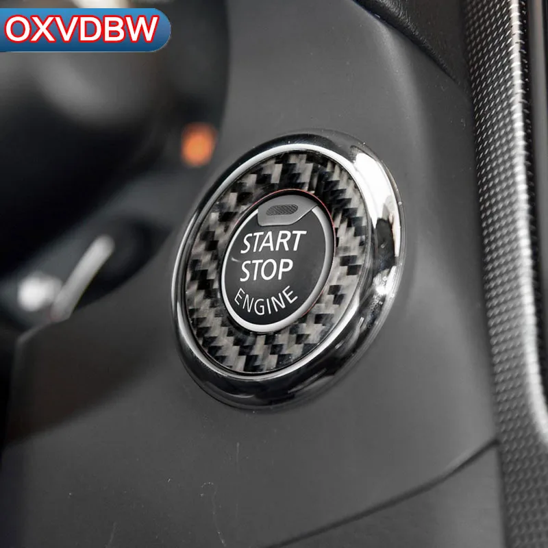 Для Infiniti Q50 Q60 QX60 Автомобильная наклейка старт стоп крышка из углеродного волокна