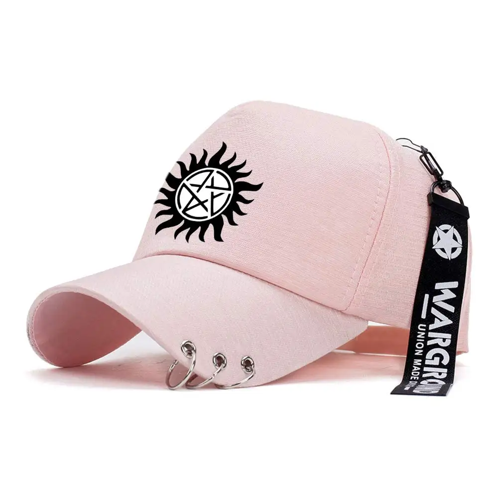 Suncomics сверхъестественная бейсболка с железными кольцами регулируемые Snapback