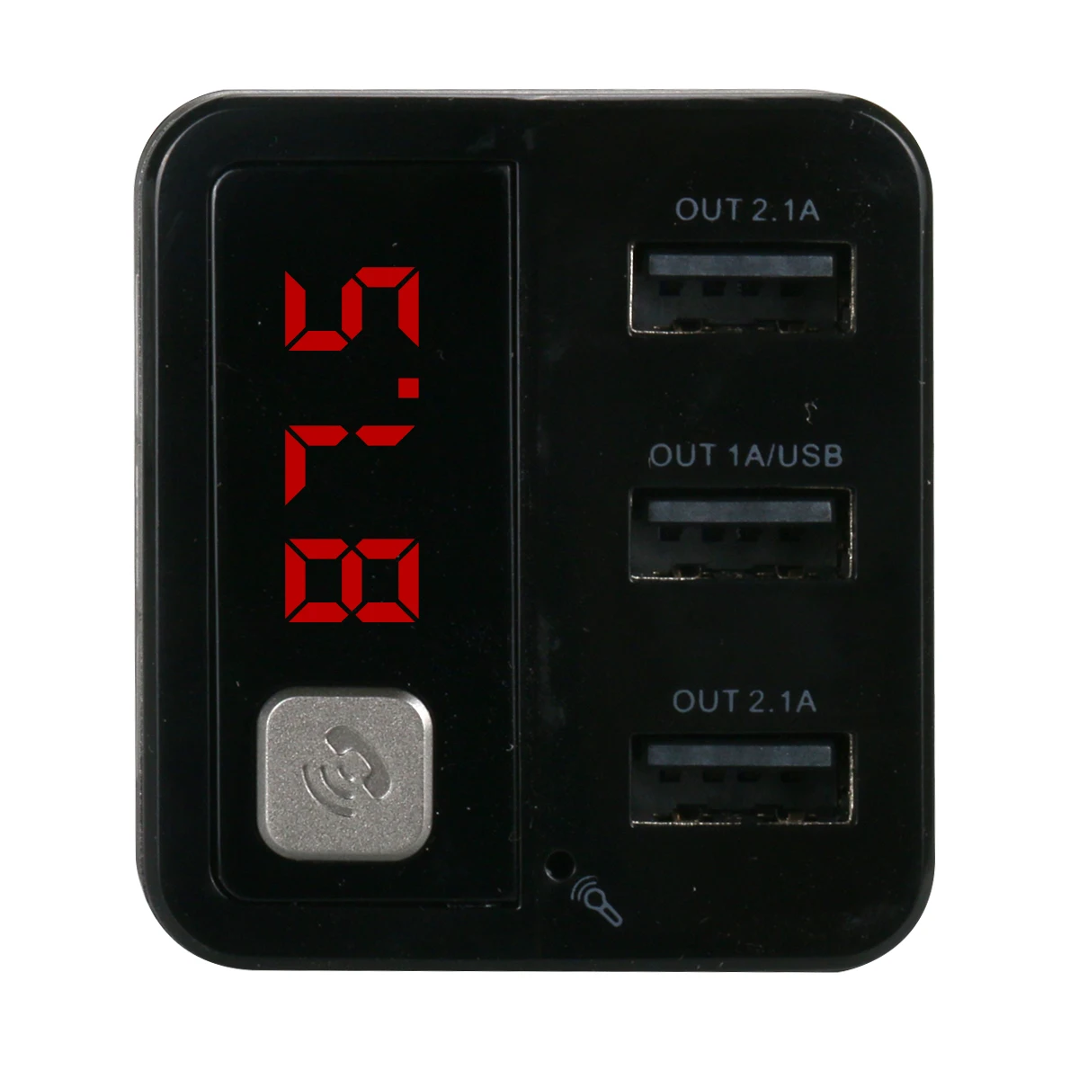 3 USB 2.0 FM Transmitter Car Charger Hand-free Calling A2DP MP3 Player 5.2A 5V LED Display Battery Voltage Monitor | Автомобили и