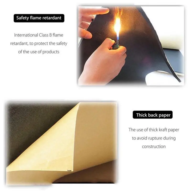 2 шт. 30x50 см автомобильный звукоизоляционный пенопластовый хлопковый Авто