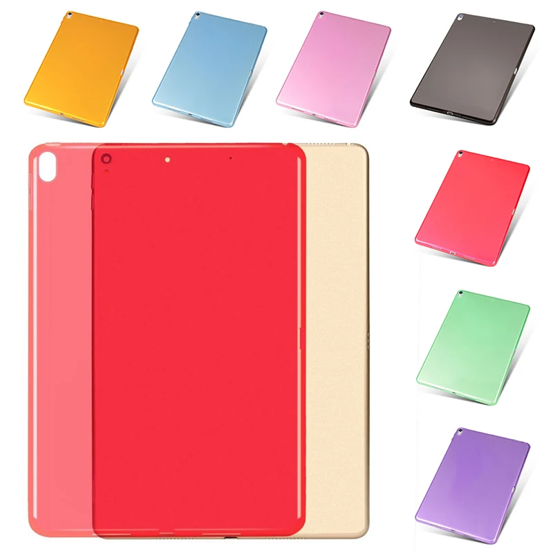 Силиконовый чехол для iPad 2 3 4 5 6 Air 1 Mini прозрачный мягкая задняя крышка из ТПУ