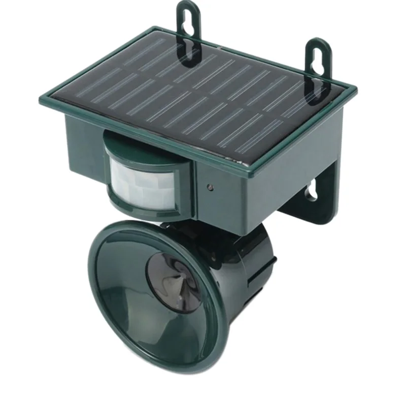 Ультразвуковой Отпугиватель PIR на солнечных батареях для животных птиц собак