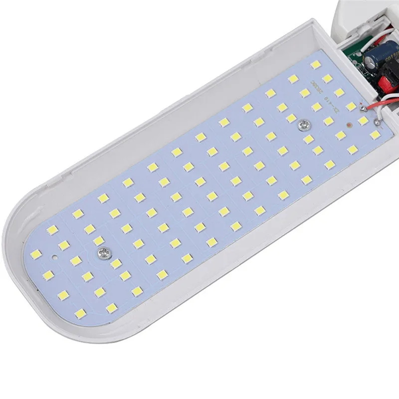 CLAITE 2835 228LED E27 45W Складной вентилятор с лезвием Регулируемая угловая лампа для