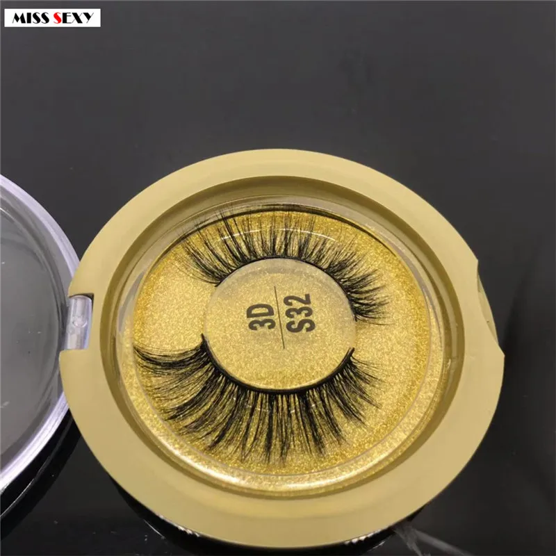 Misssexy lash natural 3D Mink False Eyelashes Lashes Thick HandMade Fake Makeup Eyelash kit beautiful package3ds32 | Красота и