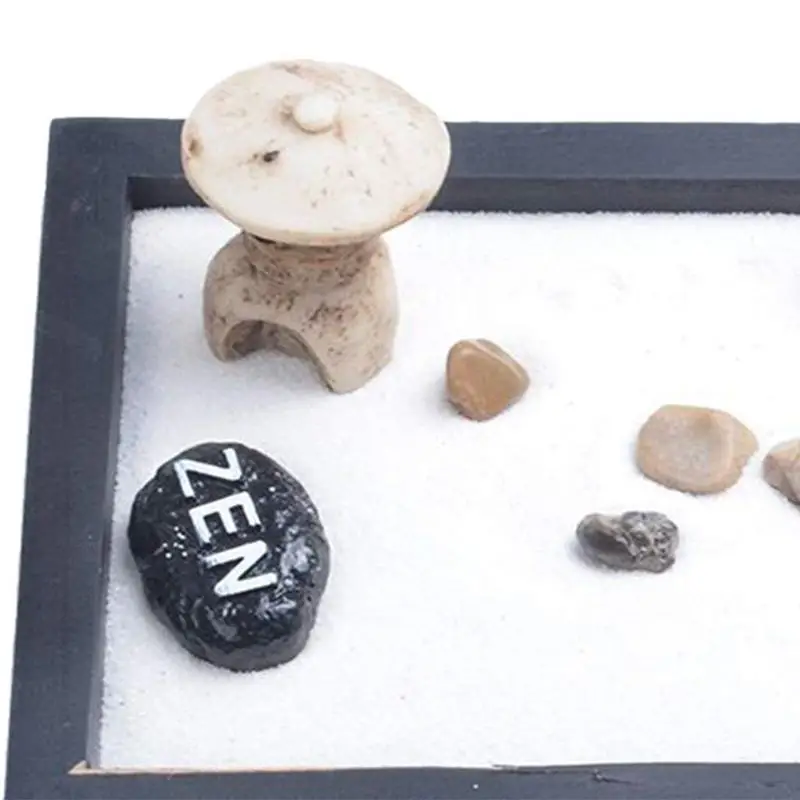 Японский Настольный сад Karesansui Mini Zen с погремушками и песчаной отделкой для дома