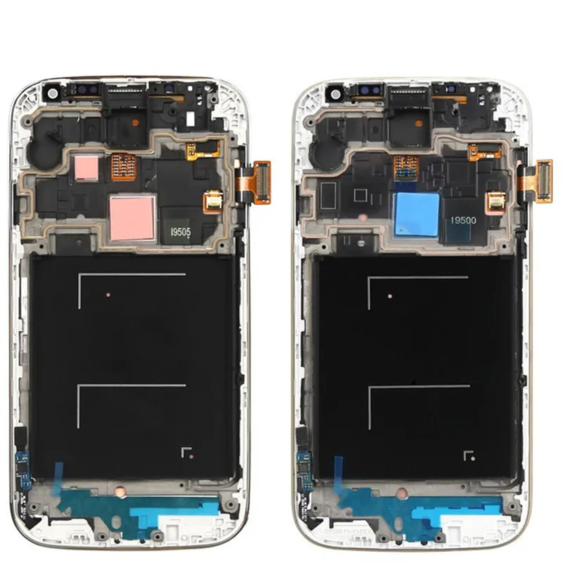 5 шт./лот для samsung Galaxy S4 ЖК-дисплей с рамкой i9500 i9505 i9515 i545Display Сенсорный экран