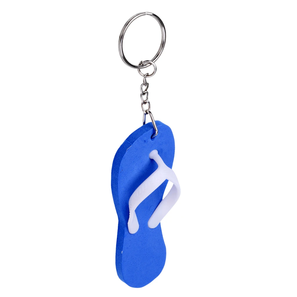 2 Pieces / Pack Boat Floating Key Chain Storage Keychain Water Sports Sailing - Flip Flops Slipper Shaped |