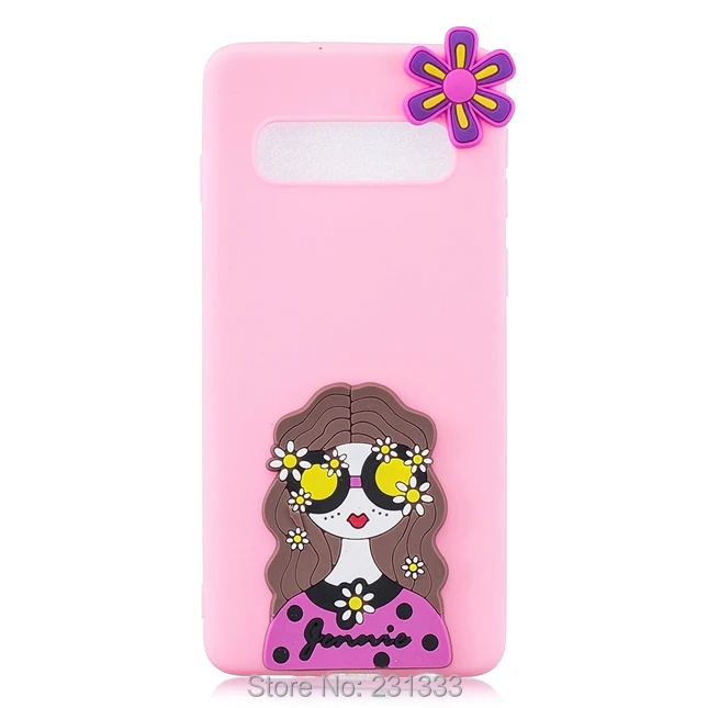 Мягкий чехол из ТПУ с объемным рисунком для Samsung Galaxy S10 5G A10 A30 A40 A50 A70 M10 M20 M30 DIY кожи