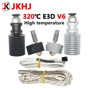 Запчасти для 3D-принтера 0,41,75 мм E3D V6 Hotend Kit, высокотемпературная версия 320 градусов, J-head, дистанционный экструдер 12 В 24 В, Горячий Конец