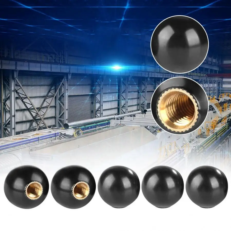 5 шт. BM6 * 20 круглая бакелитовая шариковая ШЕСТЕРНЯ рукоятка рычага переключения