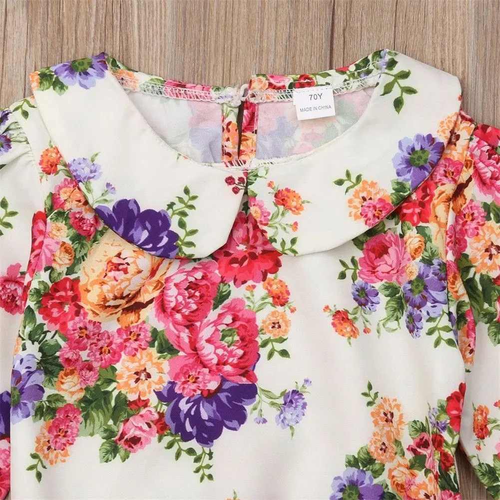 

Newborn Infant Baby Girls Outfits Flower Romper Jumpsuit Bodysuit Clothes