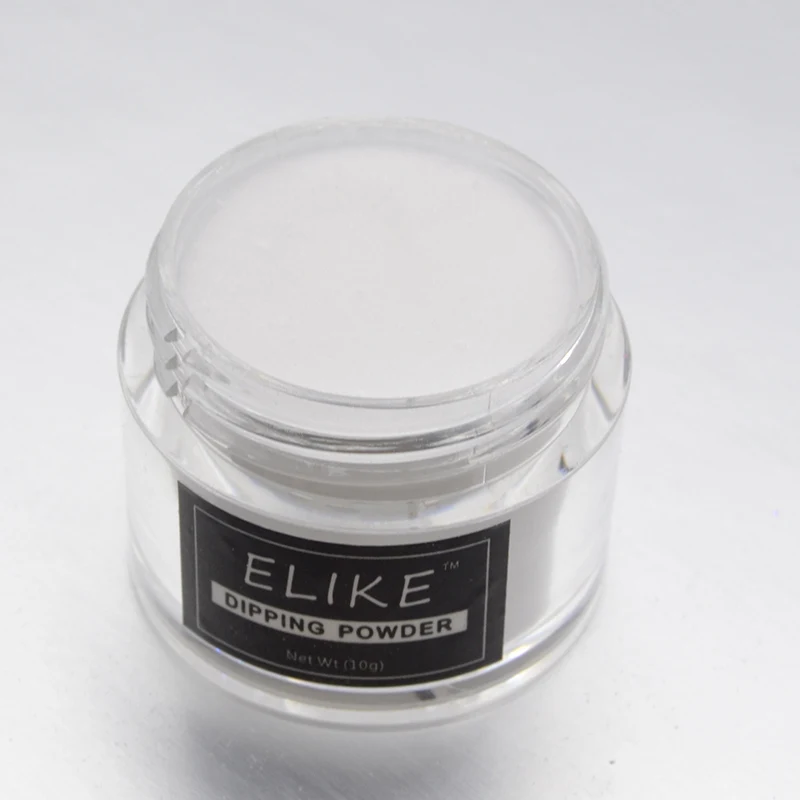 Like пудра для ногтей 10 г голографический французский белый быстро натуральный