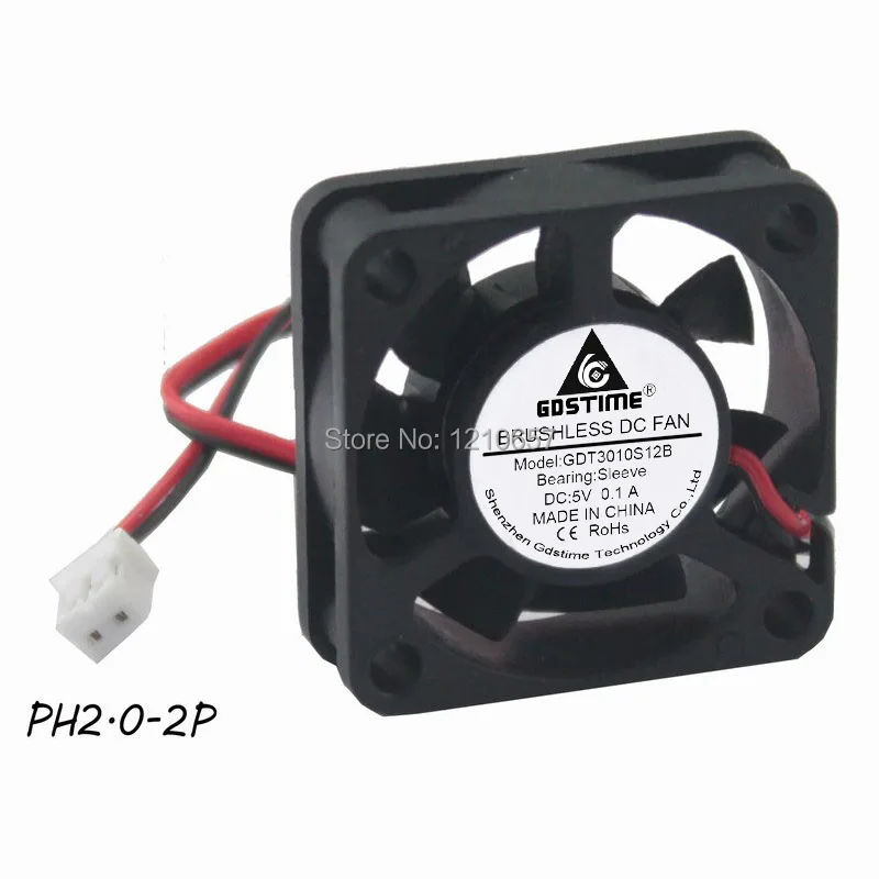 1000 PCS LOT DC Mini Radiator Cooler Fan 5V 30mm x 10mm 3cm 3010 2Pin Cooling Fans | Компьютеры и офис
