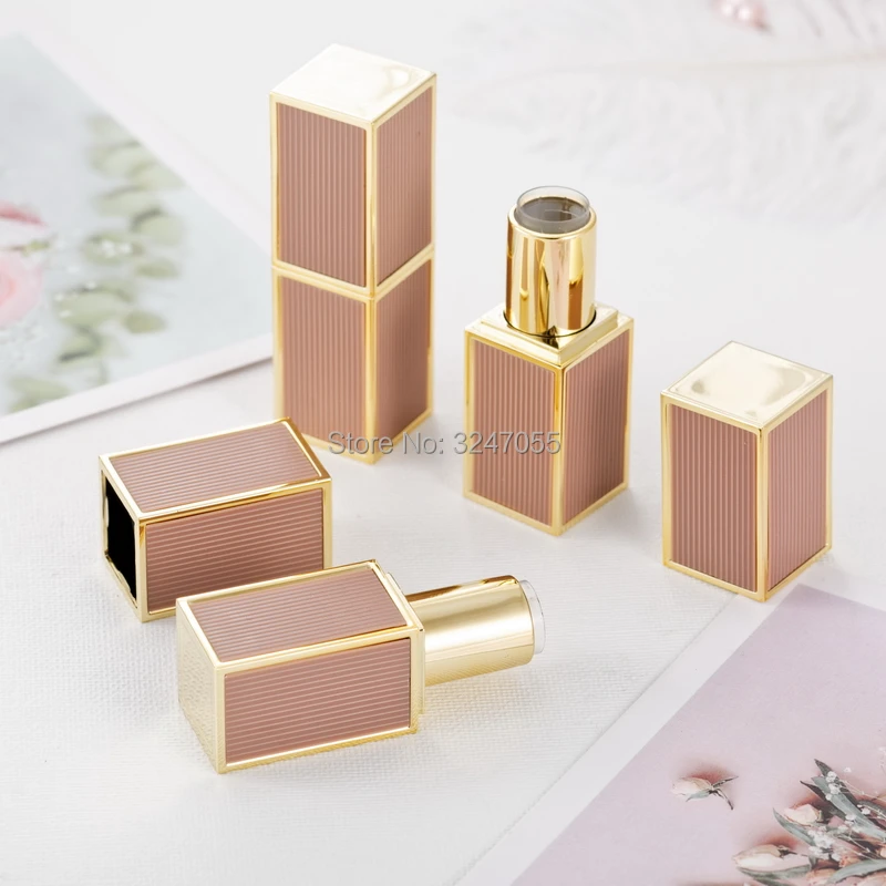 

10/30/50pcs Empty Plastic Square Cosmetic Lipstick Tube, Makeup Tool Lip Rouge Packe Bottle,12.1mm Lip Balm Refillable Container