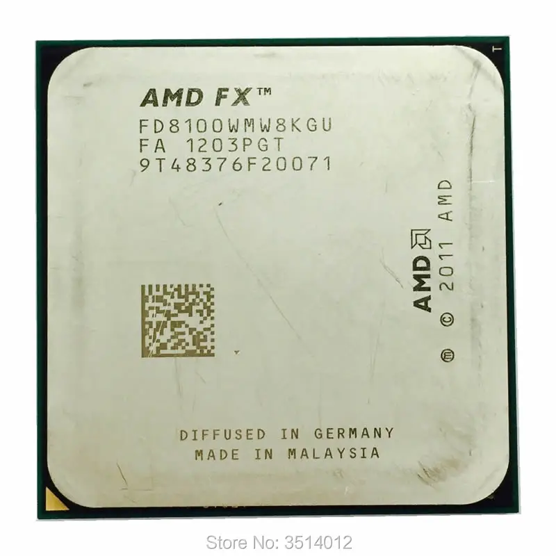 Процессор AMD FX серии 8100 2 8 ГГц Восьмиядерный процессор FD8100WMW8KGU Socket AM3 +|socket am3|amd