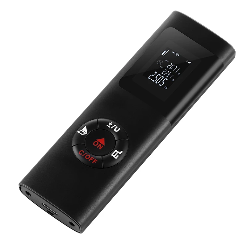 Newest Handheld Electronic Distance Meter Mini Rangefinder Tape Range Finder Metro Measure 0.05-40m LCD with Backlight | Инструменты