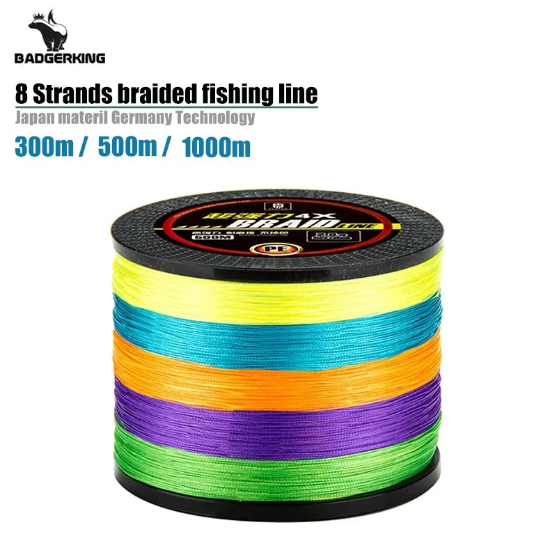 300m 500m 1000m colored braided fishing line 8 strands cord super quality braid mulifilament fish Japan Material | Спорт и