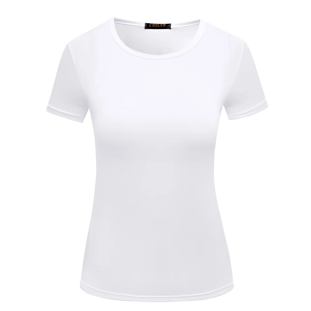 

Fashion Women's Short Sleeve T-shirt 2019 New Summer Solid Color Casual Loose O-Neck Cotton Tops Girls Plus Size S-2XL Tee Shirt