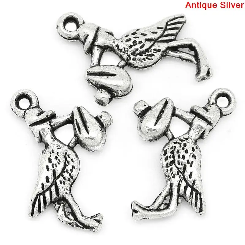 Подвески с подвеской серебристого цвета 20x15 мм 50 шт. (K10092)|silver bridal|silver eggsilver lipstick |