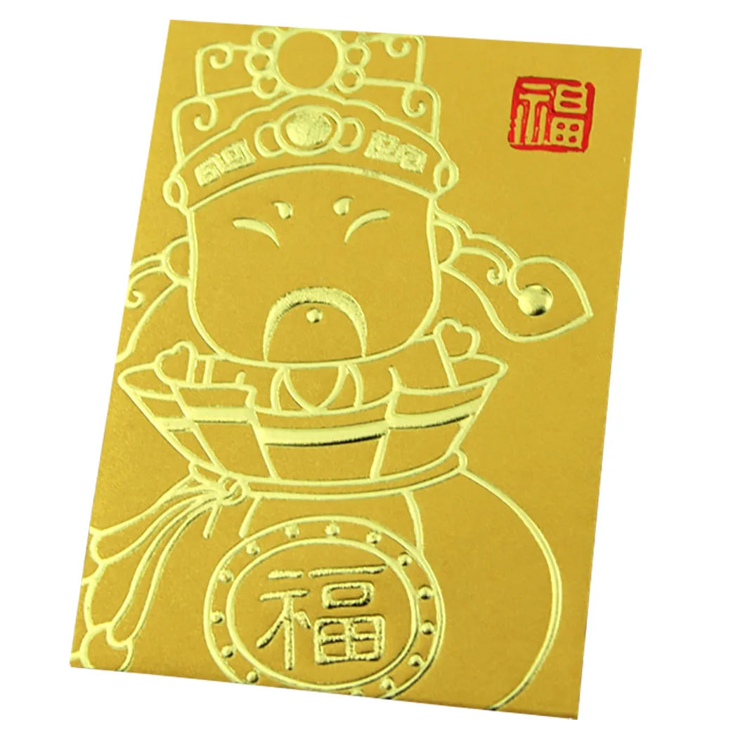 60 шт красный конверт креативный Fortune God Red Packet Hongbao узор китайский на новый год