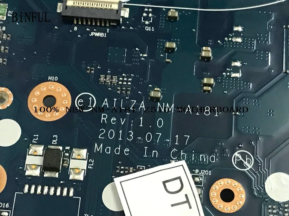 BiNFUL 90 дней гарантии 100% AILZA NM A18 1 REV: 0 материнская плата для ноутбука LENOVO Z510 ноутбук