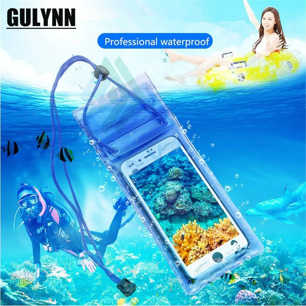 

New Waterproof Pouch Dry Case Cover For Universal 4.8"-6.0" Phone Shell Cover Mobile Phone Waterproof Bags For iPhone X 8 7 6 S9