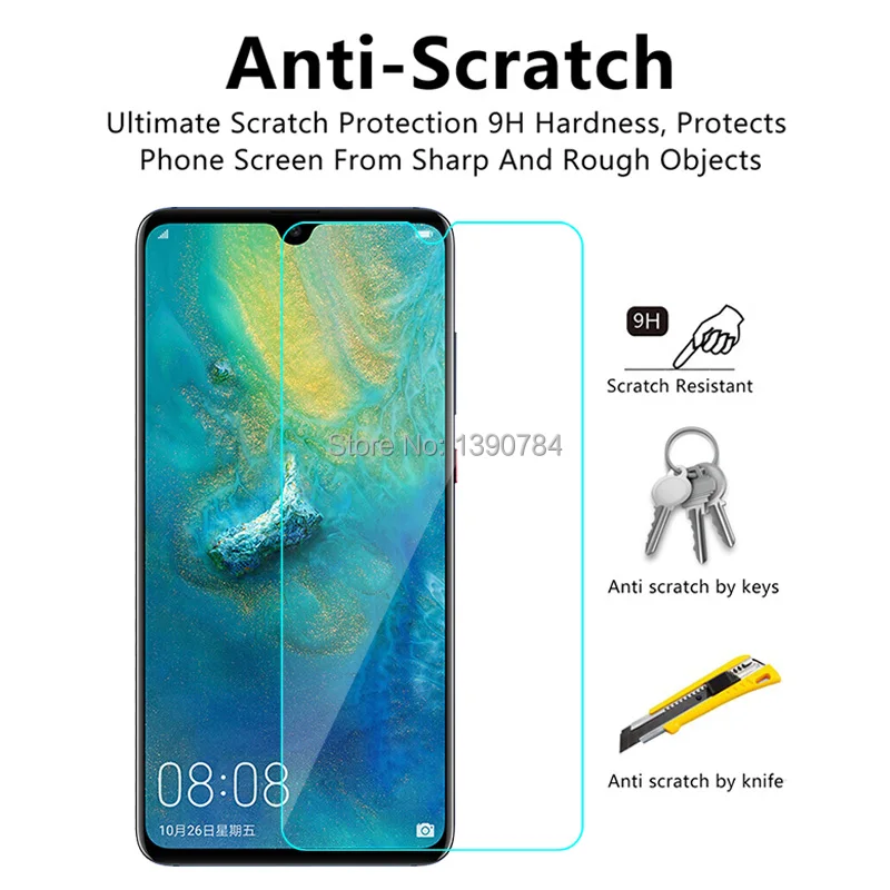 2 шт 2.5D Закаленное стекло для huawei mate 20 6 53 &quotпротектор экрана закаленное защитное
