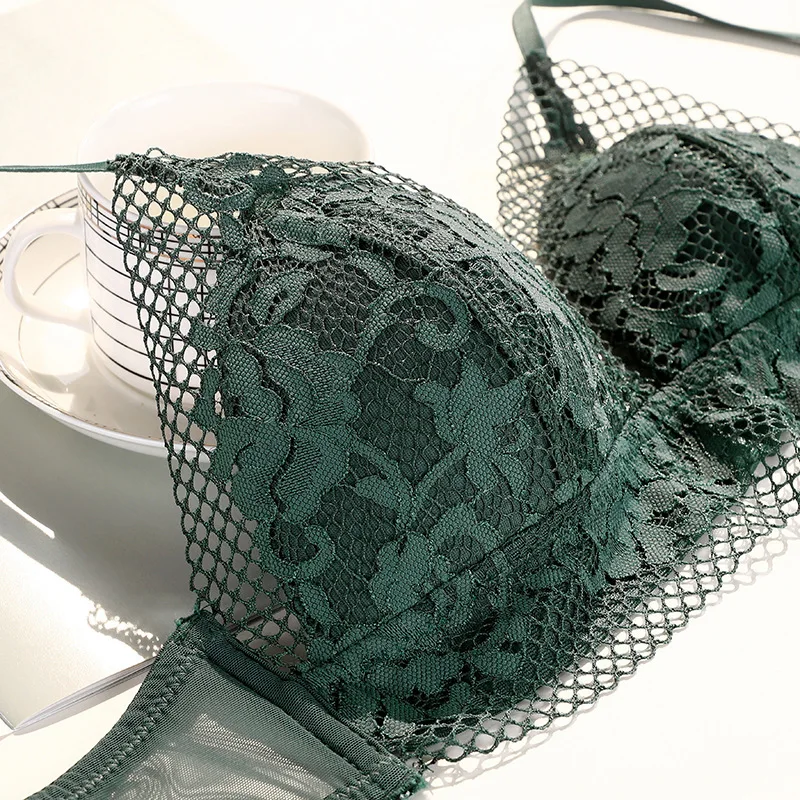 Мэм Bralette кружева Треугольники чашки сексуальное нижнее белье французские