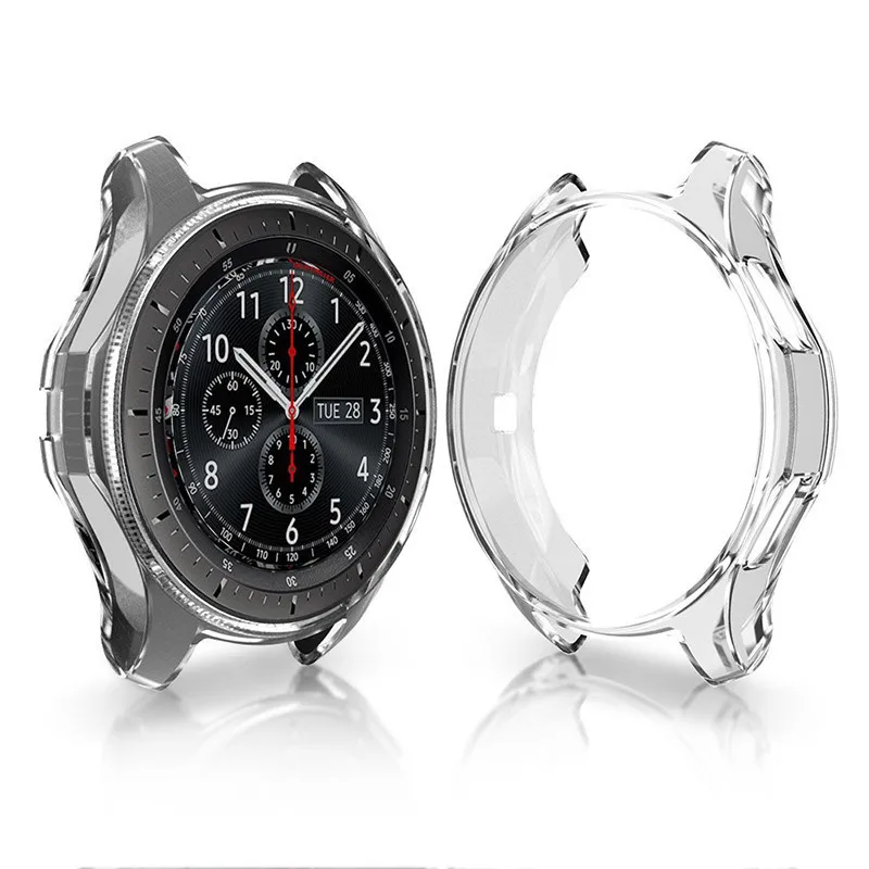 Для Samsung Galaxy Gear S3 Frontier чехол часы 46 мм 42 ремешок крышка Мягкий ТПУ покрытием все
