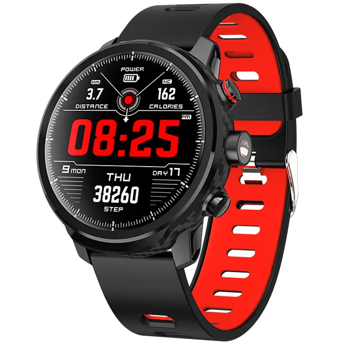 Microwear L5 Smartwatch 1,3 дюймов NRF52832 64KB Оперативная память 512KB  Встроенная память монитор сердечного ритма IP68 Водонепроницаемый Bluetooth  4,0 380 мА/ч, мода | Электроника | АлиЭкспресс