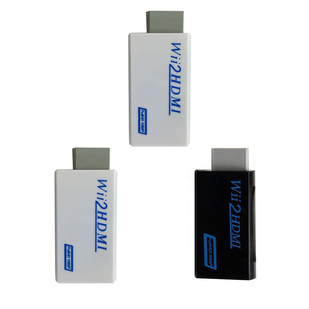 2019 Новый HDMI конвертер Поддержка FullHD 720P 1080P 3 5 мм аудио для Wii 2HDMI адаптер
